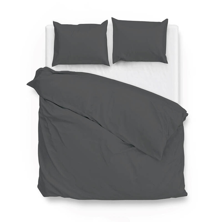 Dekbedovertrek Katoen Satijn Satinado Classic Antraciet Effen 200x200 Cm Zo!Home - Dekbed-Discounter.nl Dekbedovertrek Katoen Satijn Satinado Classic Antraciet Effen 200x200 Cm Zo!Home - Dekbed-Discounter.nl afbeelding 1