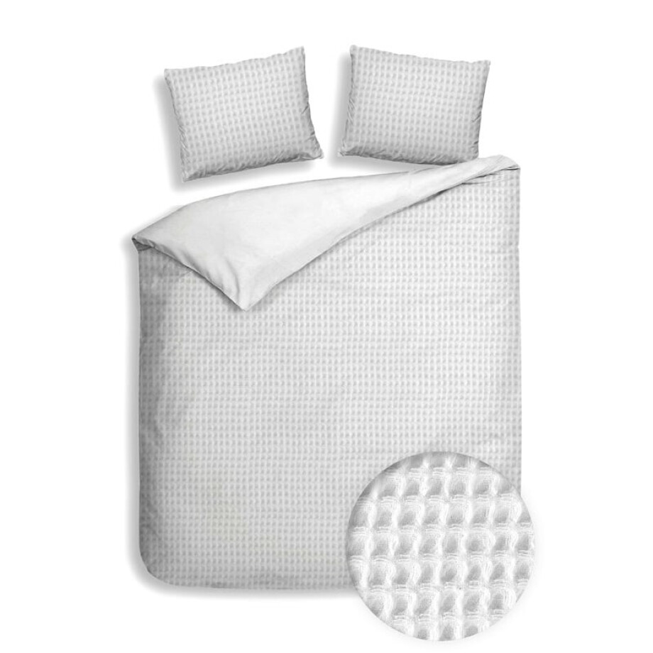 Dekbedovertrek Katoen Vafala - Wit - Lits-Jumeaux (240x220 Cm) - Wit Katoen - Effen - Heckett Lane - Dekbed-Discounter.nl Dekbedovertrek Katoen Vafala - Wit - Lits-Jumeaux (240x220 Cm) - Wit Katoen - Effen - Heckett Lane - Dekbed-Discounter.nl afbeelding 1