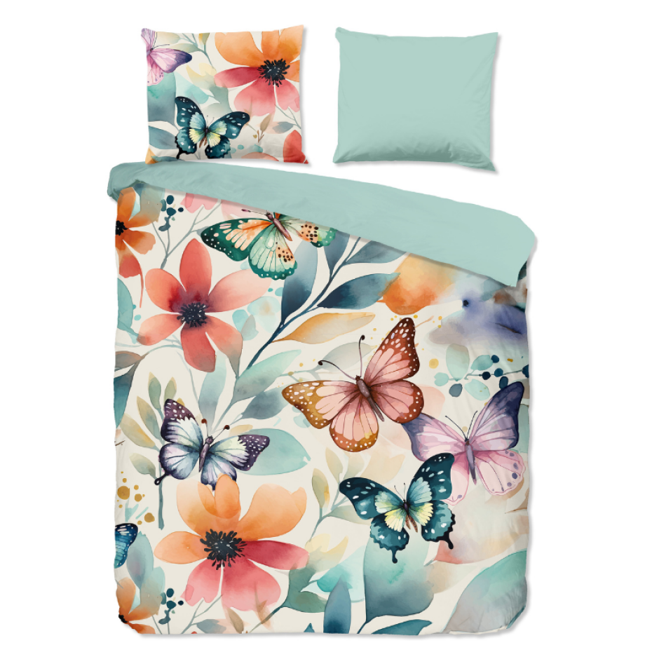 Dekbedovertrek Katoen - Vallee - Eenpersoons (140x200 Cm) - Meerkleurig Katoen - Bloemen & Dieren - Good Morning - Dekbed-Discounter.nl Dekbedovertrek Katoen - Vallee - Eenpersoons (140x200 Cm) - Meerkleurig Katoen - Bloemen & Dieren - Good Morning - Dekbed-Discounter.nl afbeelding 1