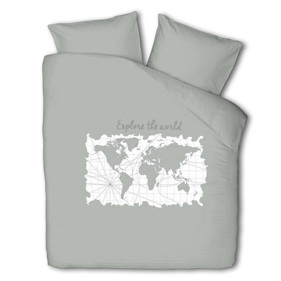 Dekbedovertrek Map Of Dreams LitsJumeaux (240x220 Cm) Grijs Polyesterkatoen Landschap Luna Bedding - Overtrek - 240x220 Cm (Lits-Jumeaux) - Luna - Dekbed-Discounter.nl Dekbedovertrek Map Of Dreams LitsJumeaux (240x220 Cm) Grijs Polyesterkatoen Landschap Luna Bedding - Overtrek - 240x220 Cm (Lits-Jumeaux) - Luna - Dekbed-Discounter.nl afbeelding 1