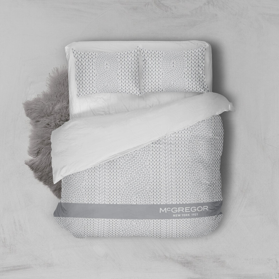 Dekbedovertrek McGregor - Katoen - Roosevelt - Lichtgrijs - Lits-Jumeaux (240x220 Cm) - Grijs & Wit Katoen - Strepen & Hotel Luxe - McGregor - Dekbed-Discounter.nl Dekbedovertrek McGregor - Katoen - Roosevelt - Lichtgrijs - Lits-Jumeaux (240x220 Cm) - Grijs & Wit Katoen - Strepen & Hotel Luxe - McGregor - Dekbed-Discounter.nl afbeelding 1