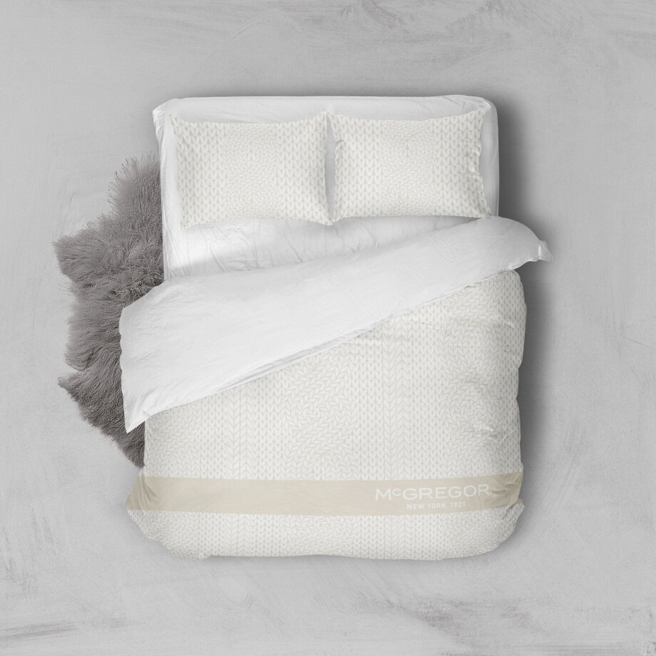 Dekbedovertrek McGregor - Katoen - Roosevelt - Off White - Lits-Jumeaux (240x220 Cm) - Off-white & Wit Katoen - Strepen & Hotel Luxe - McGregor - Dekbed-Discounter.nl Dekbedovertrek McGregor - Katoen - Roosevelt - Off White - Lits-Jumeaux (240x220 Cm) - Off-white & Wit Katoen - Strepen & Hotel Luxe - McGregor - Dekbed-Discounter.nl afbeelding 1