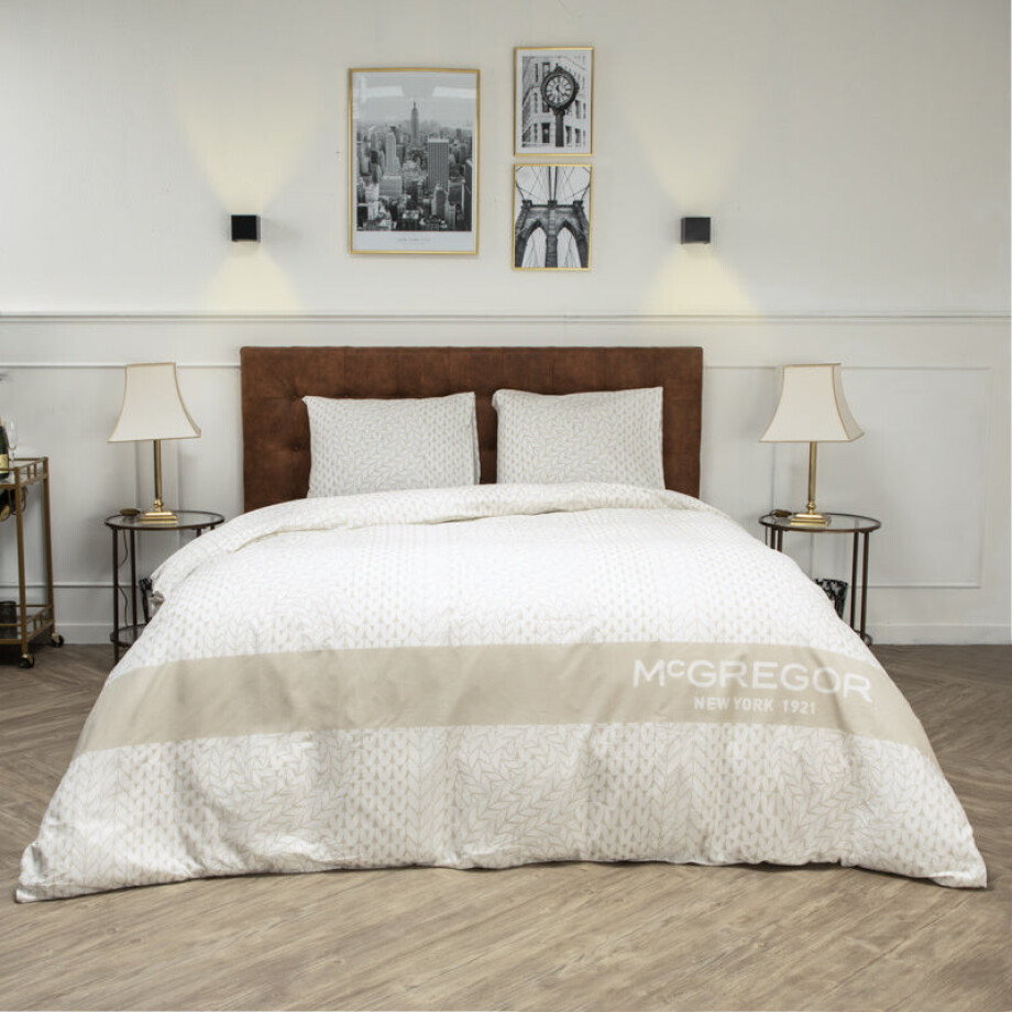 Dekbedovertrek McGregor - Katoen - Roosevelt - Off White - Tweepersoons (200x200 Cm) - Off-white & Wit Katoen - Strepen & Hotel Luxe - McGregor - Dekbed-Discounter.nl Dekbedovertrek McGregor - Katoen - Roosevelt - Off White - Tweepersoons (200x200 Cm) - Off-white & Wit Katoen - Strepen & Hotel Luxe - McGregor - Dekbed-Discounter.nl afbeelding 1