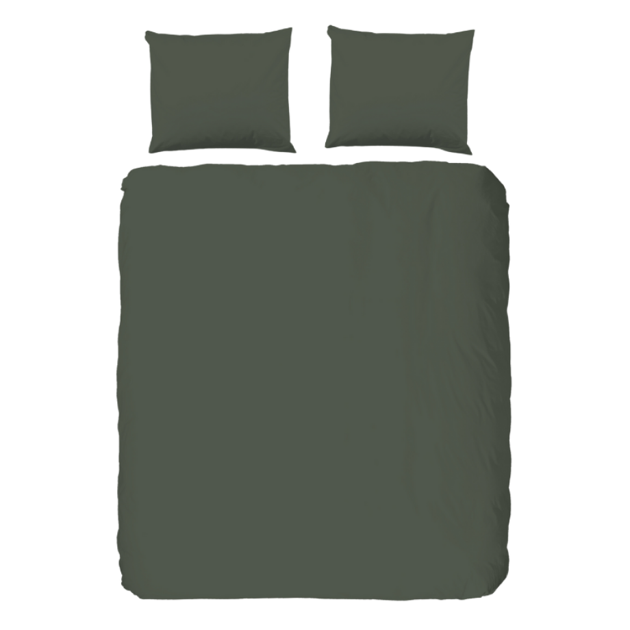 Dekbedovertrek Percale Katoen Donkere Kleuren Effen 140x200 Cm Groen Anti Allergie & Anti Huisstofmijt Good Morning - Dekbed-Discounter.nl Dekbedovertrek Percale Katoen Donkere Kleuren Effen 140x200 Cm Groen Anti Allergie & Anti Huisstofmijt Good Morning - Dekbed-Discounter.nl afbeelding 1