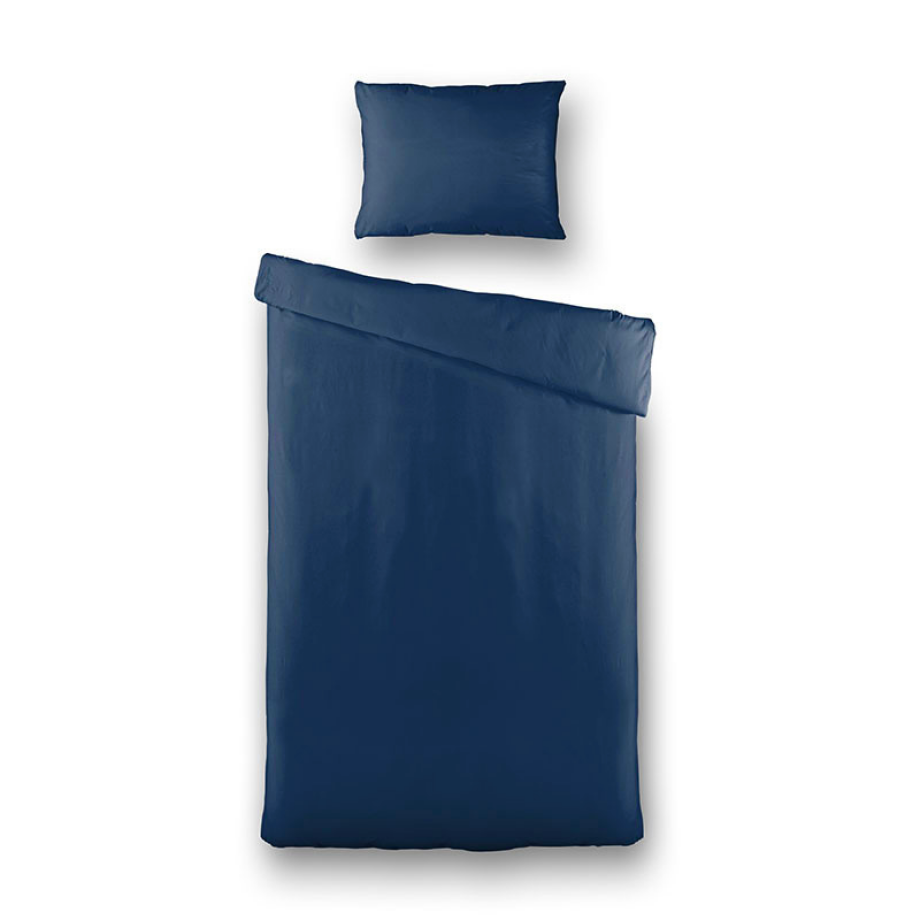 Dekbedovertrek Percale-Katoen - Uni - Navy - Eenpersoons (140x200 Cm) - Navy Percale Katoen Katoen - Effen - Presence - Dekbed-Discounter.nl Dekbedovertrek Percale-Katoen - Uni - Navy - Eenpersoons (140x200 Cm) - Navy Percale Katoen Katoen - Effen - Presence - Dekbed-Discounter.nl afbeelding 1