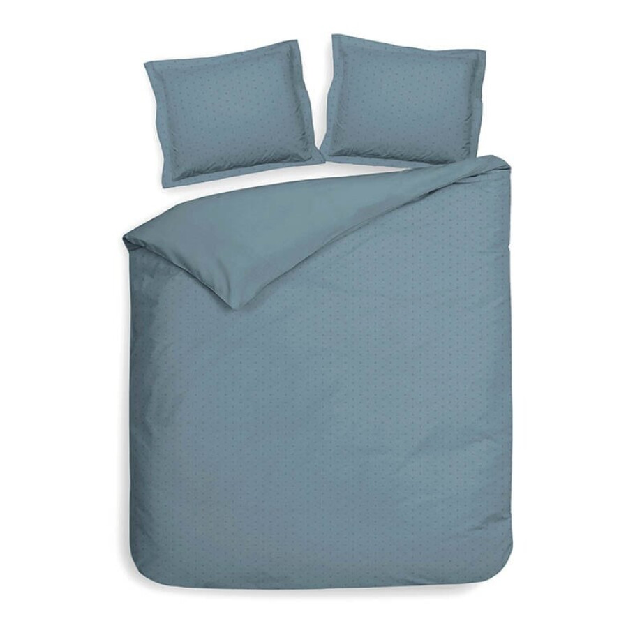 Dekbedovertrek Punto Katoen-Satijn - Blauw - Lits-Jumeaux (240x220 Cm) - Blauw Katoen-satijn - Stippen - Heckett Lane - Dekbed-Discounter.nl Dekbedovertrek Punto Katoen-Satijn - Blauw - Lits-Jumeaux (240x220 Cm) - Blauw Katoen-satijn - Stippen - Heckett Lane - Dekbed-Discounter.nl afbeelding 1
