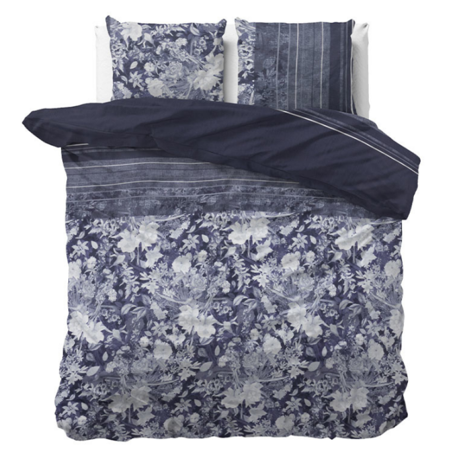Dekbedovertrek Sophie - 240x200 Cm - Lits-Jumeaux (240x220 Cm) - Blauw & Groen Polyester-katoen - Ruiten - Sleeptime Elegance - Dekbed-Discounter.nl Dekbedovertrek Sophie - 240x200 Cm - Lits-Jumeaux (240x220 Cm) - Blauw & Groen Polyester-katoen - Ruiten - Sleeptime Elegance - Dekbed-Discounter.nl afbeelding 1