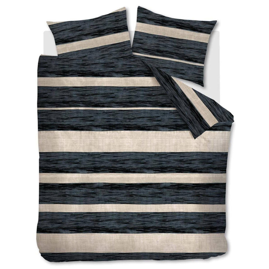 Dekbedovertrekset Painted Stripe | vtwonen bed&bath Dekbedovertrekset Painted Stripe | vtwonen bed&bath afbeelding 1