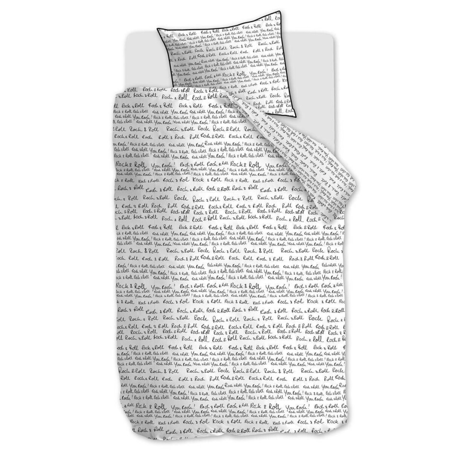 Dekbedovertrekset Rock&Roll | vtwonen bed&bath afbeelding 1