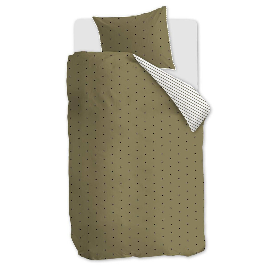 Dekbedovertrekset Striped Hearts | vtwonen bed&bath afbeelding 1