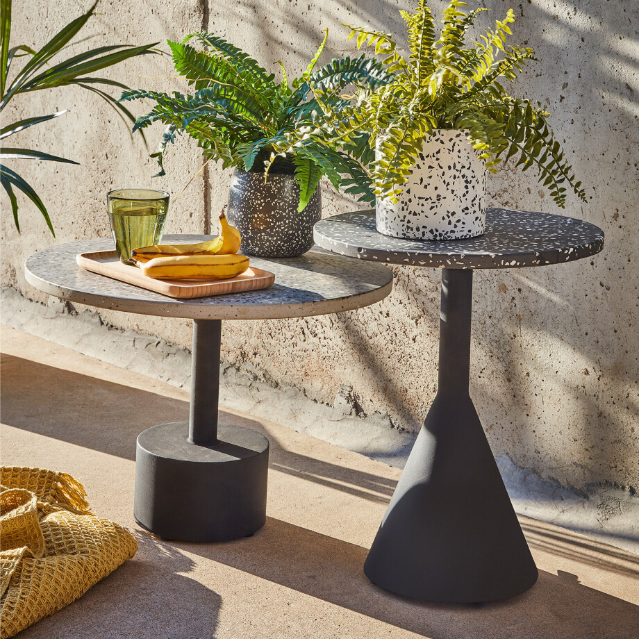 Kave Home Bijzettafel 'Delano' 40cm, kleur Zwart Kave Home Bijzettafel 'Delano' 40cm, kleur Zwart afbeelding 1