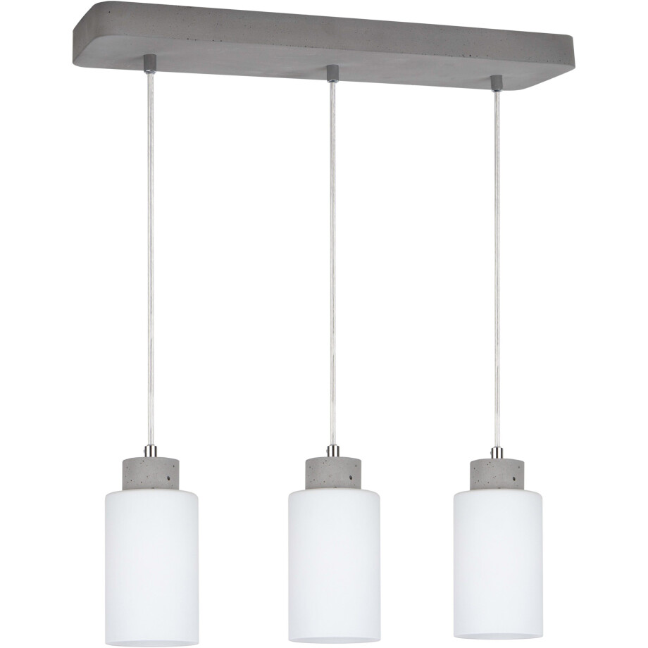 SPOT Light Hanglamp Karla Hanglamp, lampenkap van hoogwaardig glas, betonelementen (1 stuk) afbeelding 1