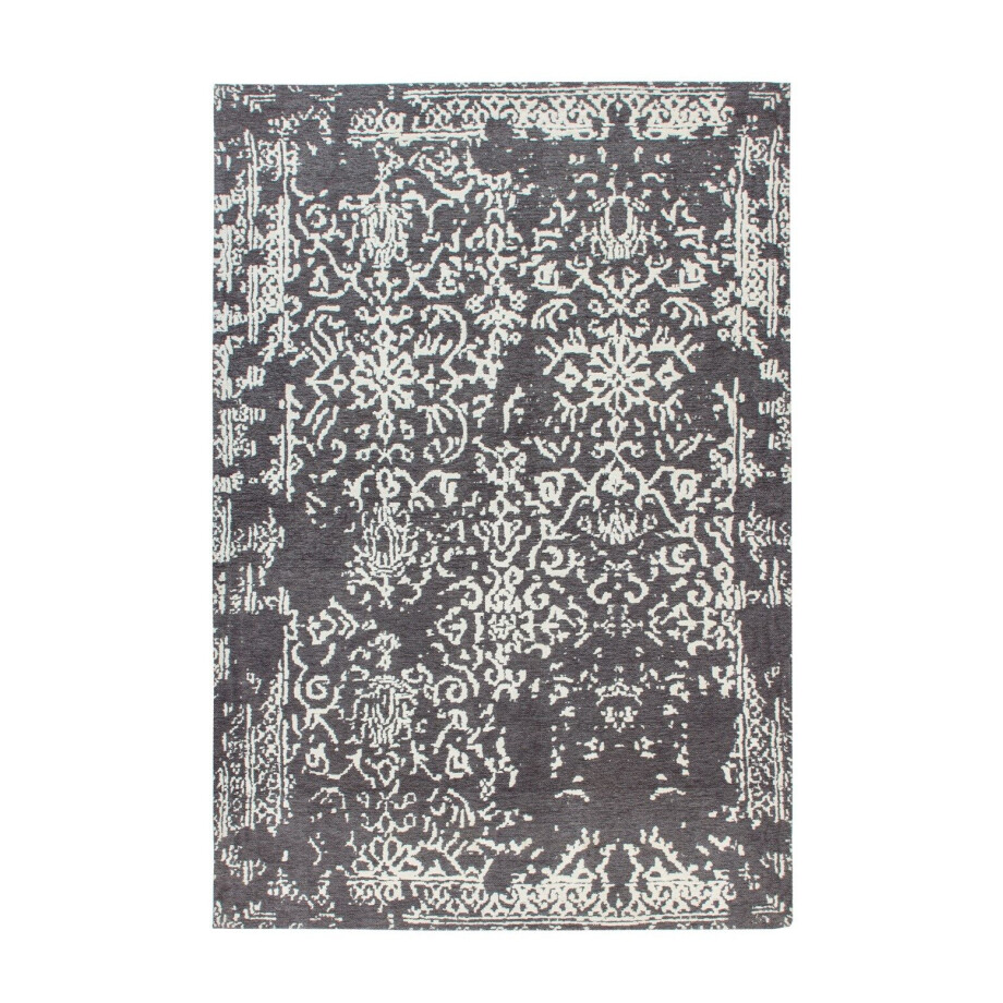 Kayoom Vloerkleed River 130 Jacquard, retro- en vintage-ontwerp, katoen achterkant afbeelding 1