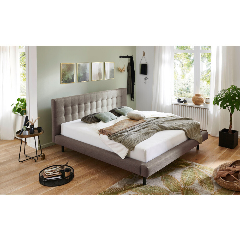andas Gestoffeerd bed Tobjörn Met breed futonframe afbeelding 1