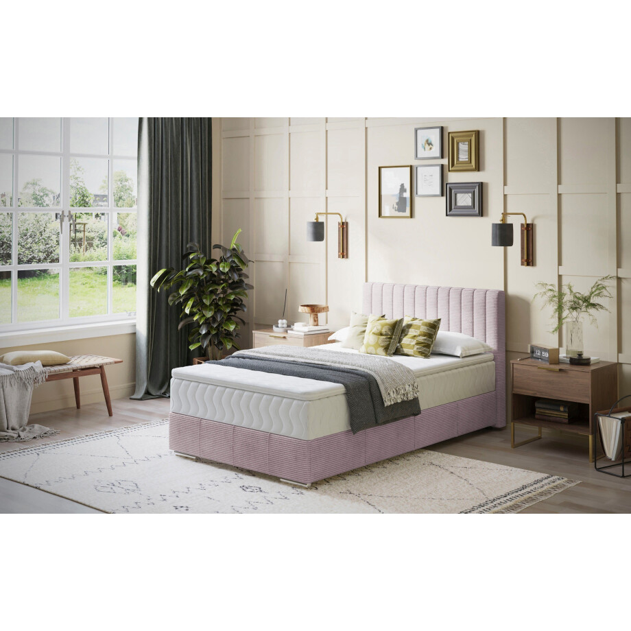 Mr. Couch Boxspring Thor met bedbodem, incl. matras, topverkoper Topmatras en sierkussen, in verschillende hardheden beschikbaar afbeelding 1