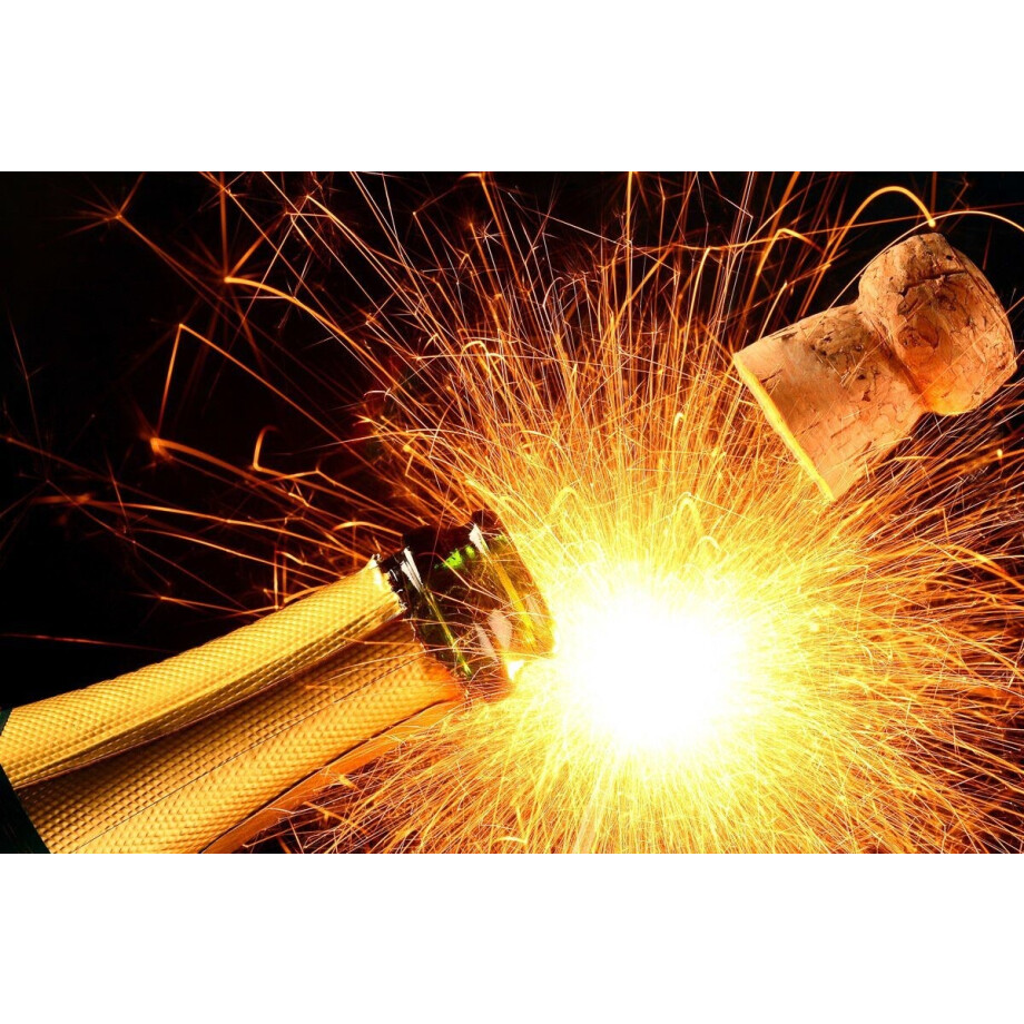 Papermoon Fotobehang Champagne-feest Vliesbehang, eersteklas digitale print afbeelding 1
