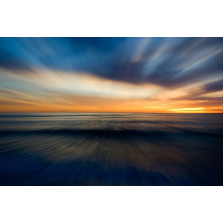 Papermoon Fotobehang Abstracte zonsondergang Vliesbehang, eersteklas digitale print afbeelding 1