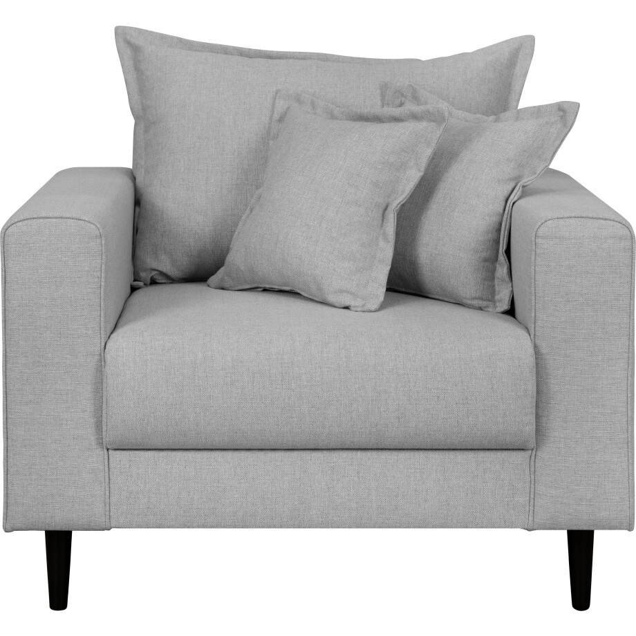 Home affaire Fauteuil VEYRAS incl. kussen met bies, los rugkussen, b/d/h: 95/84/76 cm afbeelding 1