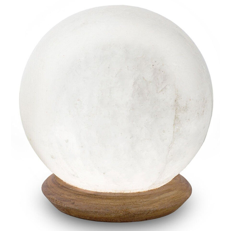 HIMALAYA SALT DREAMS Zoutkristal-tafellamp USB-bal Met de hand gemaakt van zoutkristal - iedere steen uniek, ca. 2,3 kg (1 stuk) afbeelding 1