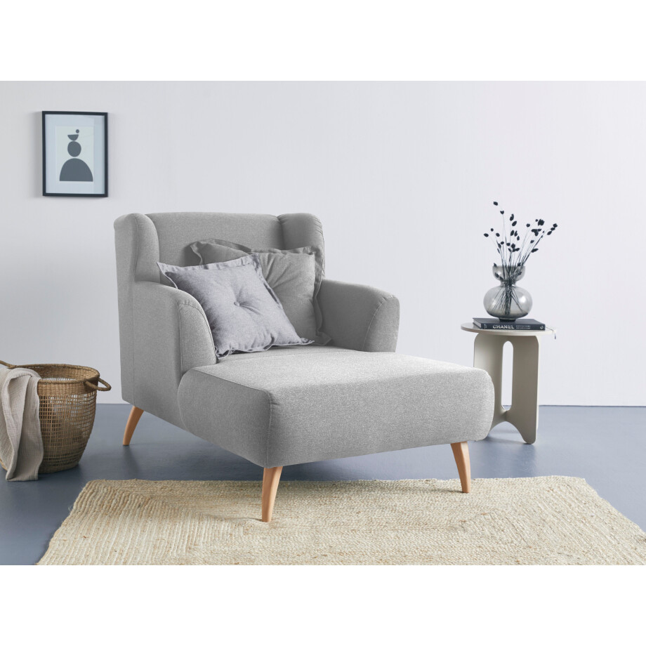 Home affaire Loveseat Baggio Knuffel Mega Lounge Big Fauteuil afbeelding 1