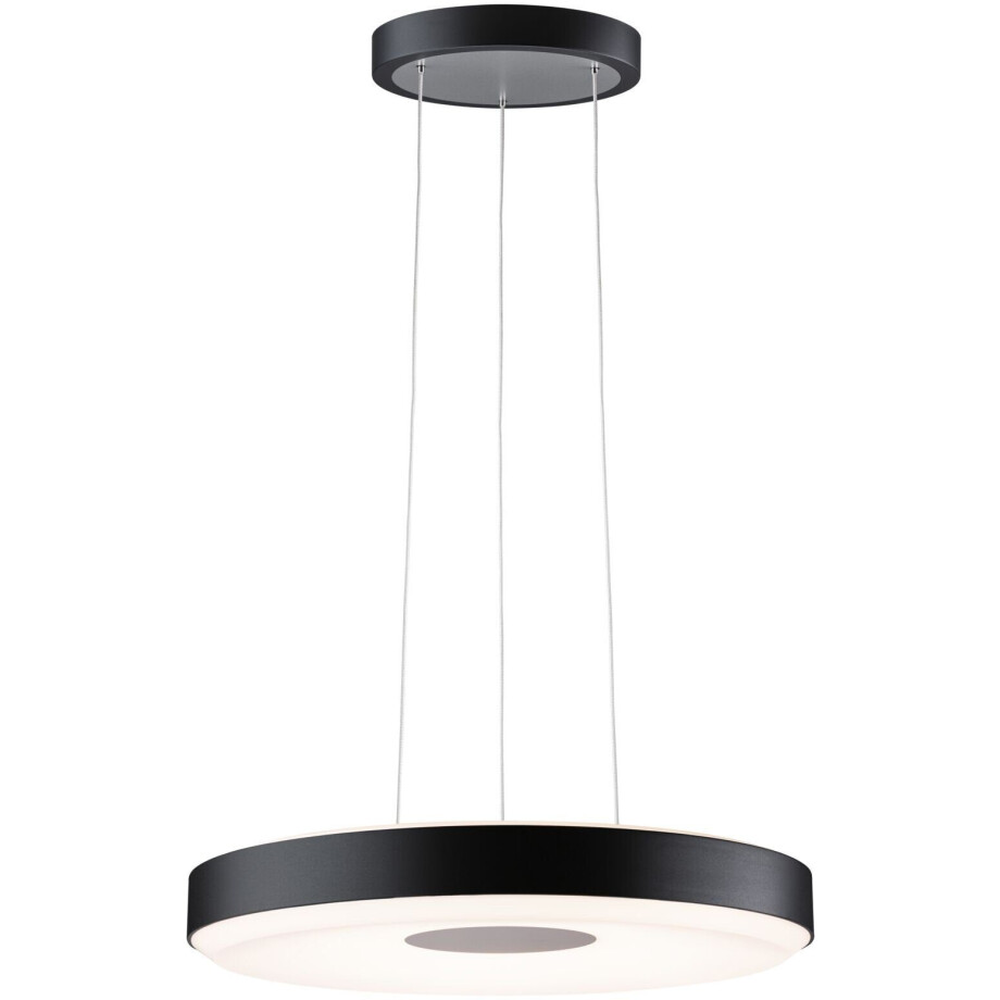 Paulmann Hanglamp Puric Pane LED, dimbaar, zwart, grijs, metaal (1 stuk) afbeelding 1