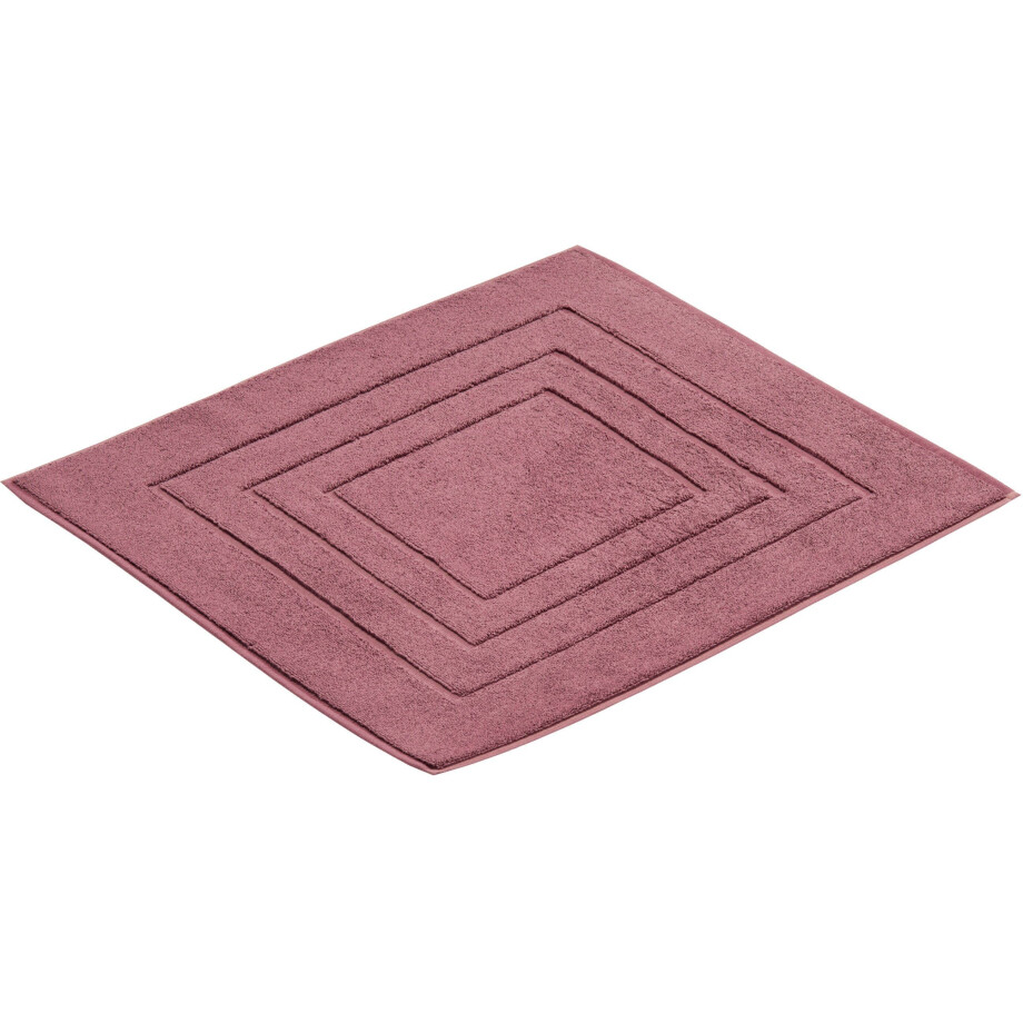 Vossen Badmat Feeling Badmat, uni-kleuren, met bies, hoog-laag effect, 100% katoen (1 stuk) afbeelding 1