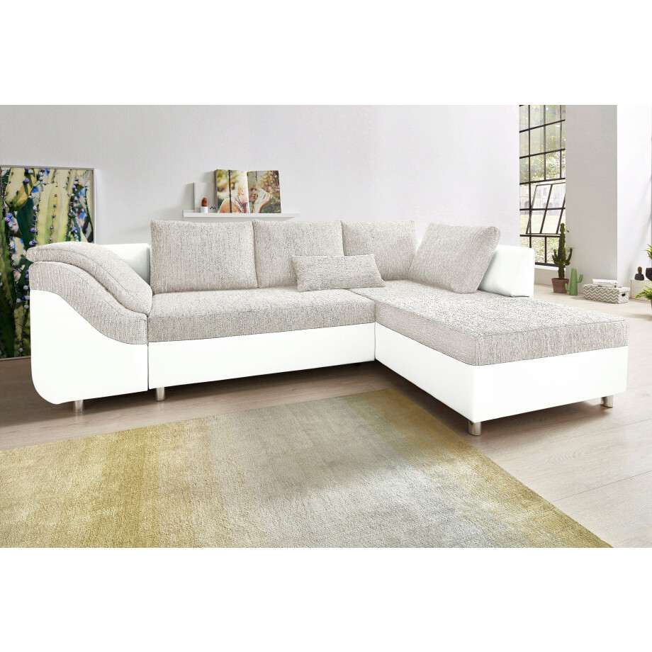 COLLECTION AB Hoekbank Sally L-vorm met en zonder slaapfunctie, inclusief losse rug- en sierkussens afbeelding 1