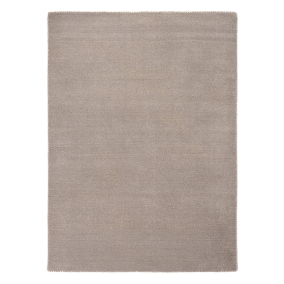 carpetfine Wollen kleed Gabbeh Lola Uni met natuurlijk plantaardig materiaal handgeweven, ook in rond afbeelding 1