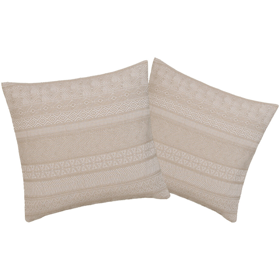 Home affaire Kussenovertrek Toscana kussenhoes passend bij de sprei toscana, in maat 50x50 cm (2 stuks) afbeelding 1