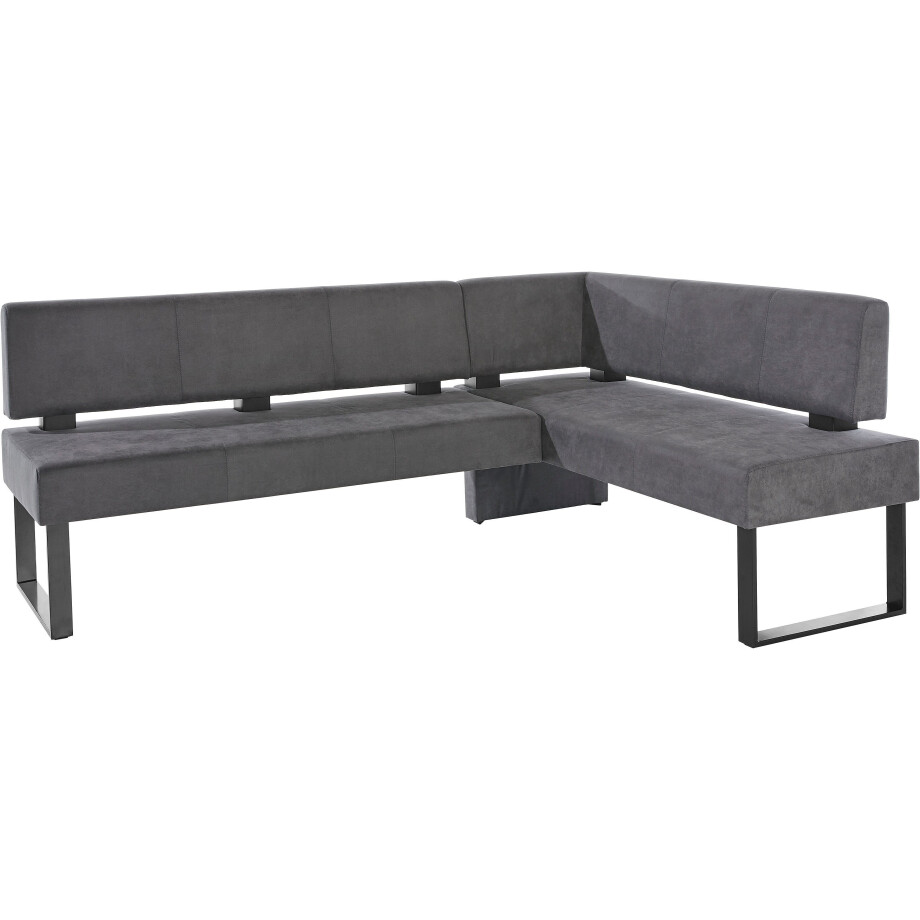 Home affaire Hoekbank Oliver met metalen frame, keukenbank verschillende hoezen cord eetkamerbank ottos choice afbeelding 1