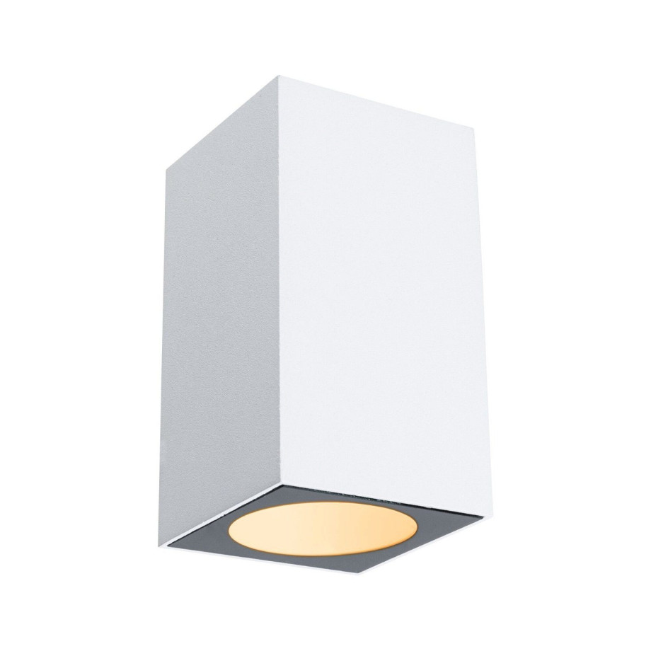 Paulmann Led-wandlamp voor buiten Flame IP44 vierkant 58x103mm 2200K 4W 265lm 230V 75° Metaal (1 stuk) afbeelding 1