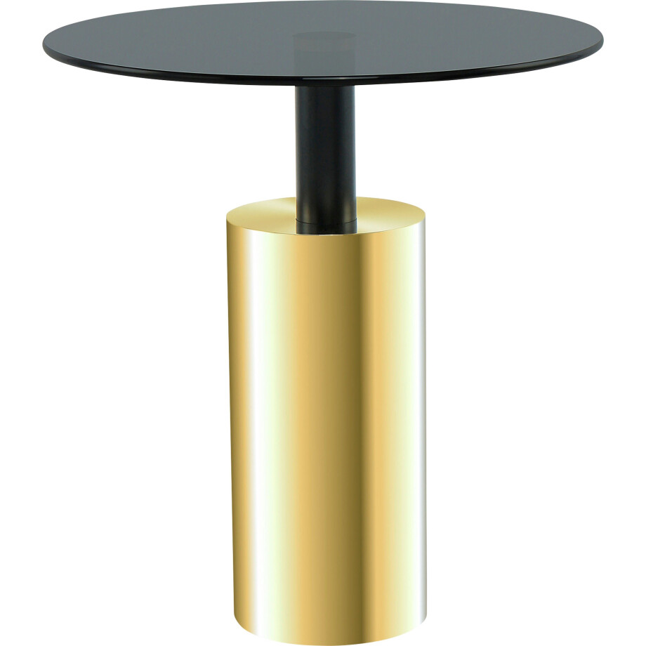 Kayoom Bijzettafel Rosanna 525, bijzettafel in glamoureuze stijl, ronde glazen tafelblad (1 stuk) afbeelding 1