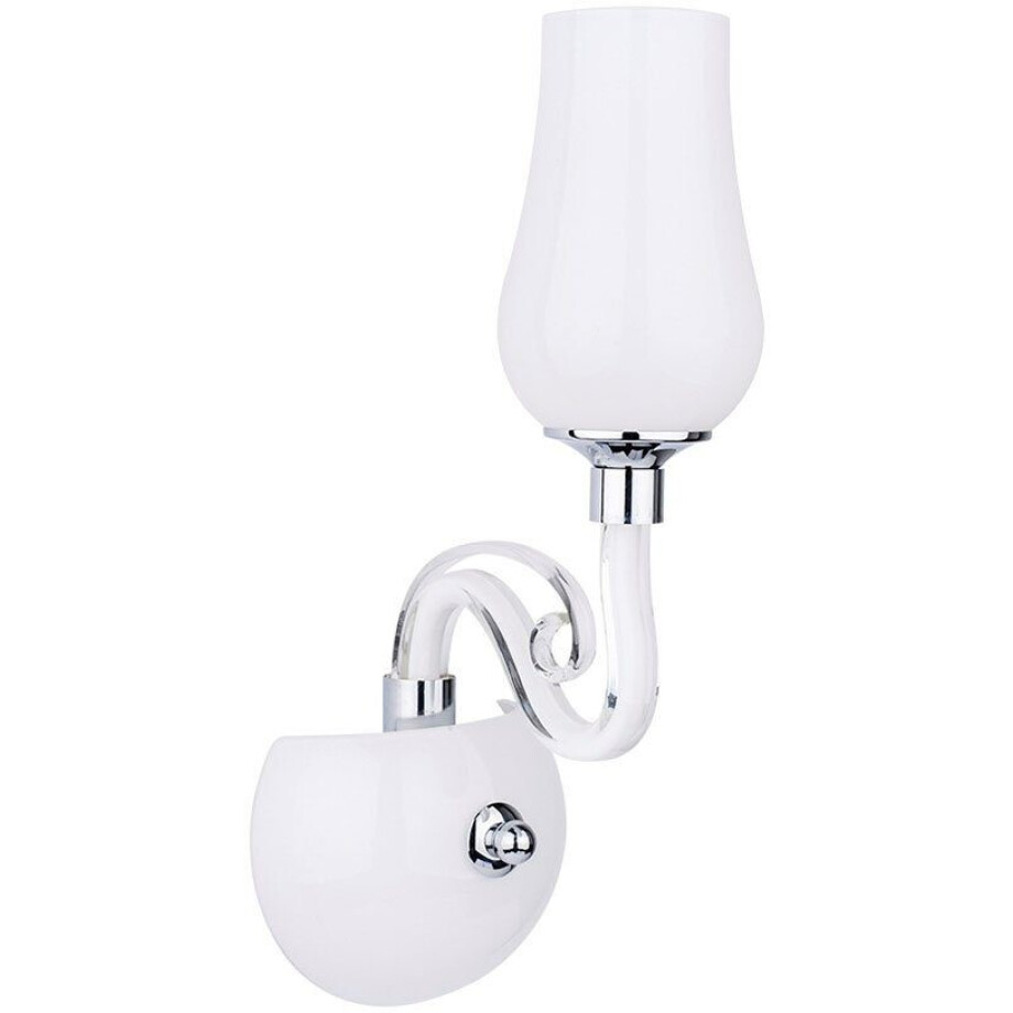 SPOT Light Wandlamp Lutecja Wandlamp van metaal en glas voor woon- en eetruimte (1 stuk) afbeelding 1