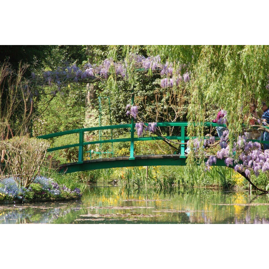Papermoon Fotobehang Giverney - Monets tuin. Vliesbehang, eersteklas digitale print afbeelding 1