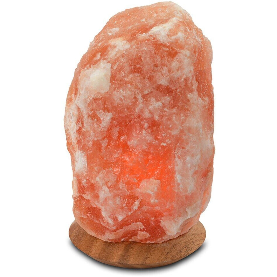 HIMALAYA SALT DREAMS Zoutkristal-tafellamp Rock Met de hand gemaakt - iedere steen is uniek, H: ca.23 cm, ca.4-6 kg (1 stuk) afbeelding 1