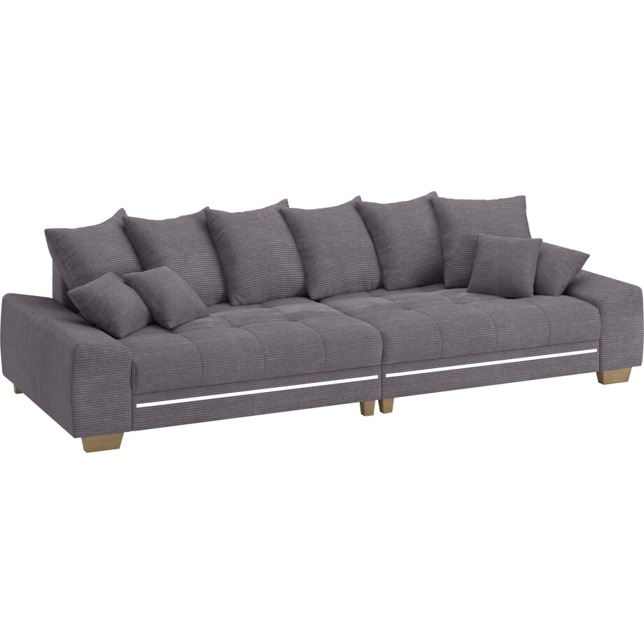 Mr. Couch Megabank Nikita II met rgb-led verlichting, optioneel met koudschuim afbeelding 1