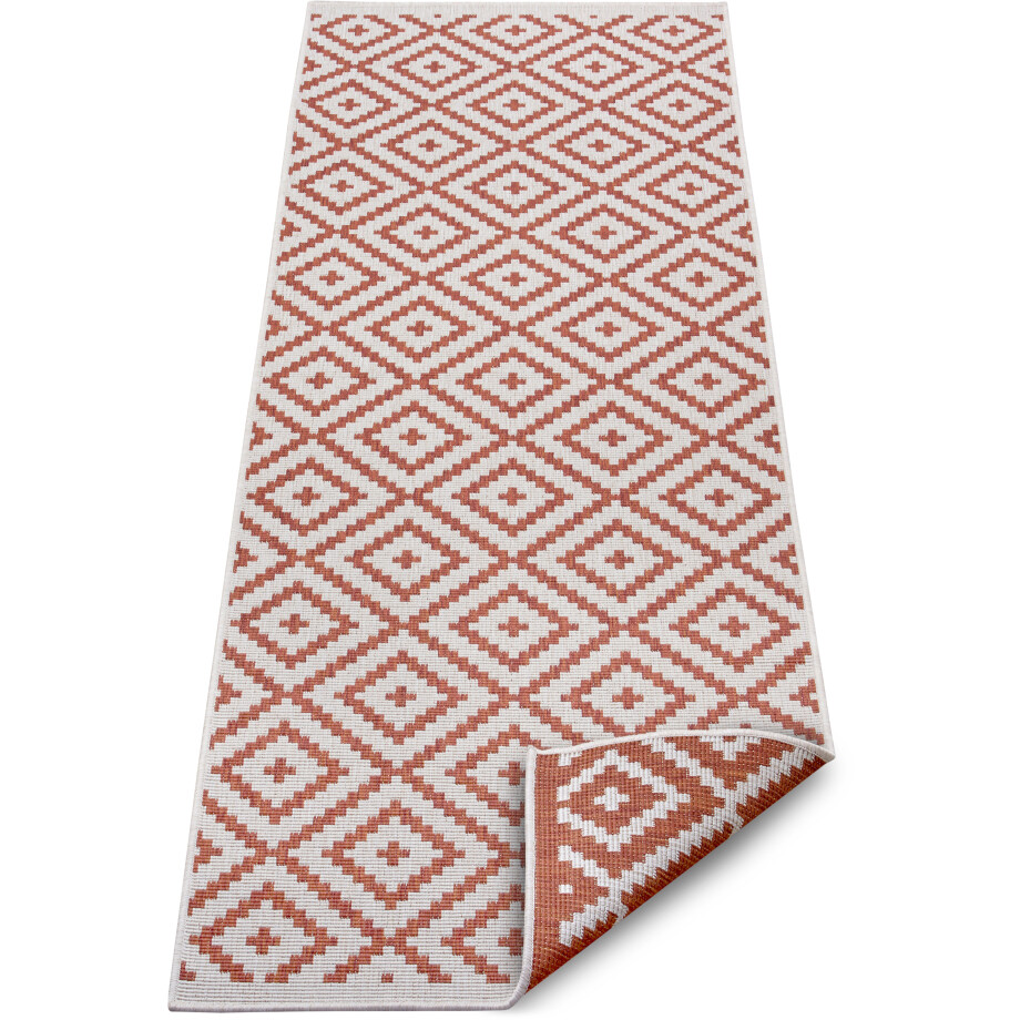 my home Loper Ronda tweezijdig te gebruiken kleed Sisal-look, platweefsel, in- en outdoor, geometrisch boho design afbeelding 1