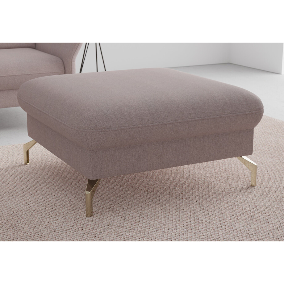 sit&more Hocker Fashion met binnenvering, met gesatineerde nikkel poten afbeelding 1