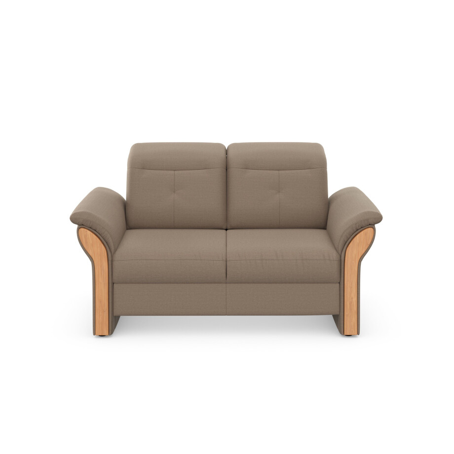 Home affaire 2-zitsbank Dangast Verstelbare hoofdsteun, houten frontlijsten, naar keuze ook in Easy clean bekleding afbeelding 1