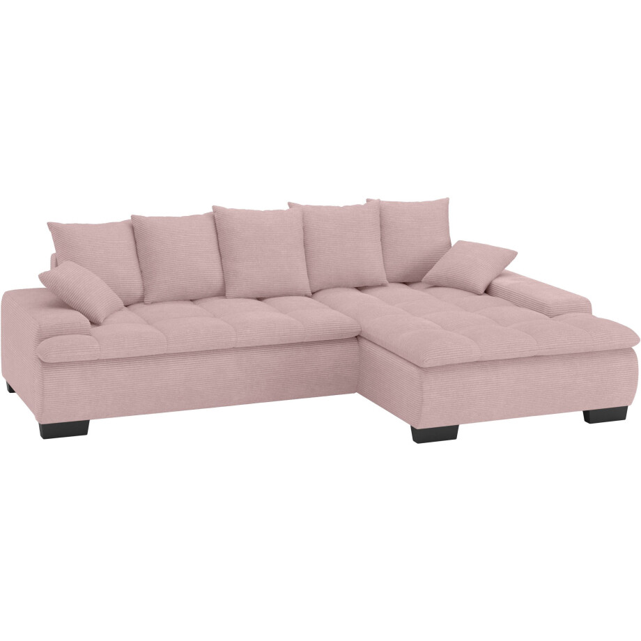 Mr. Couch Hoekbank Haiti II, L-vorm met koudschuim bekleding, optioneel met bed en bedlade afbeelding 1