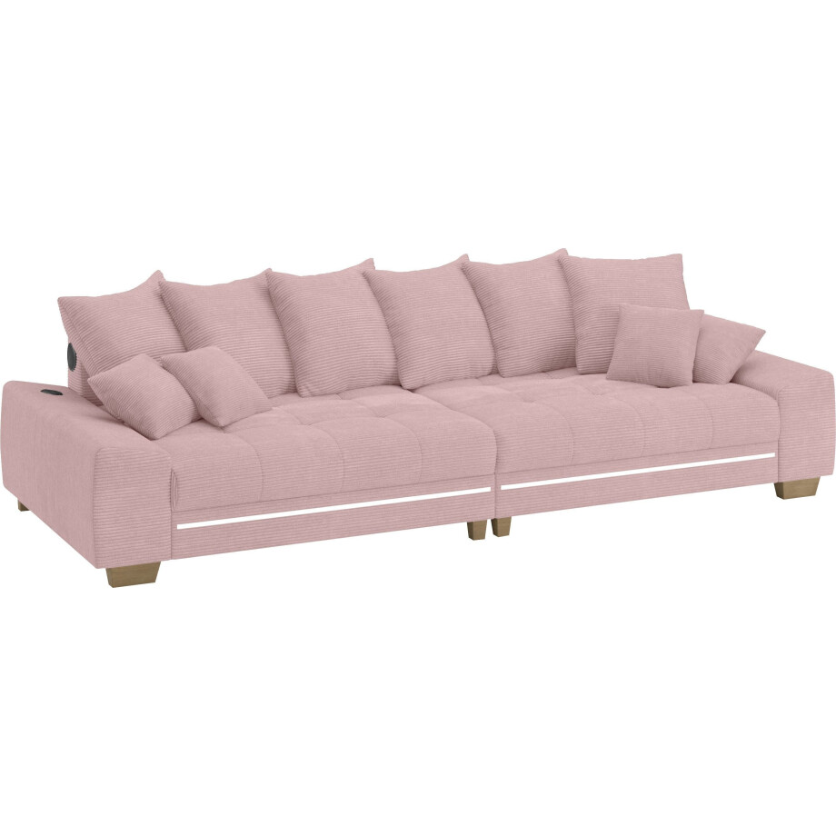 Mr. Couch Megabank Nikita II met rgb-led, bluetooth-geluidssysteem, koudschuim afbeelding 1