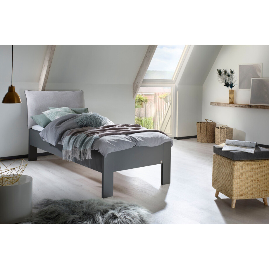 rauch Futonbed Aditio Hoofdbord weefstof met afgezette opstaande naad afbeelding 1