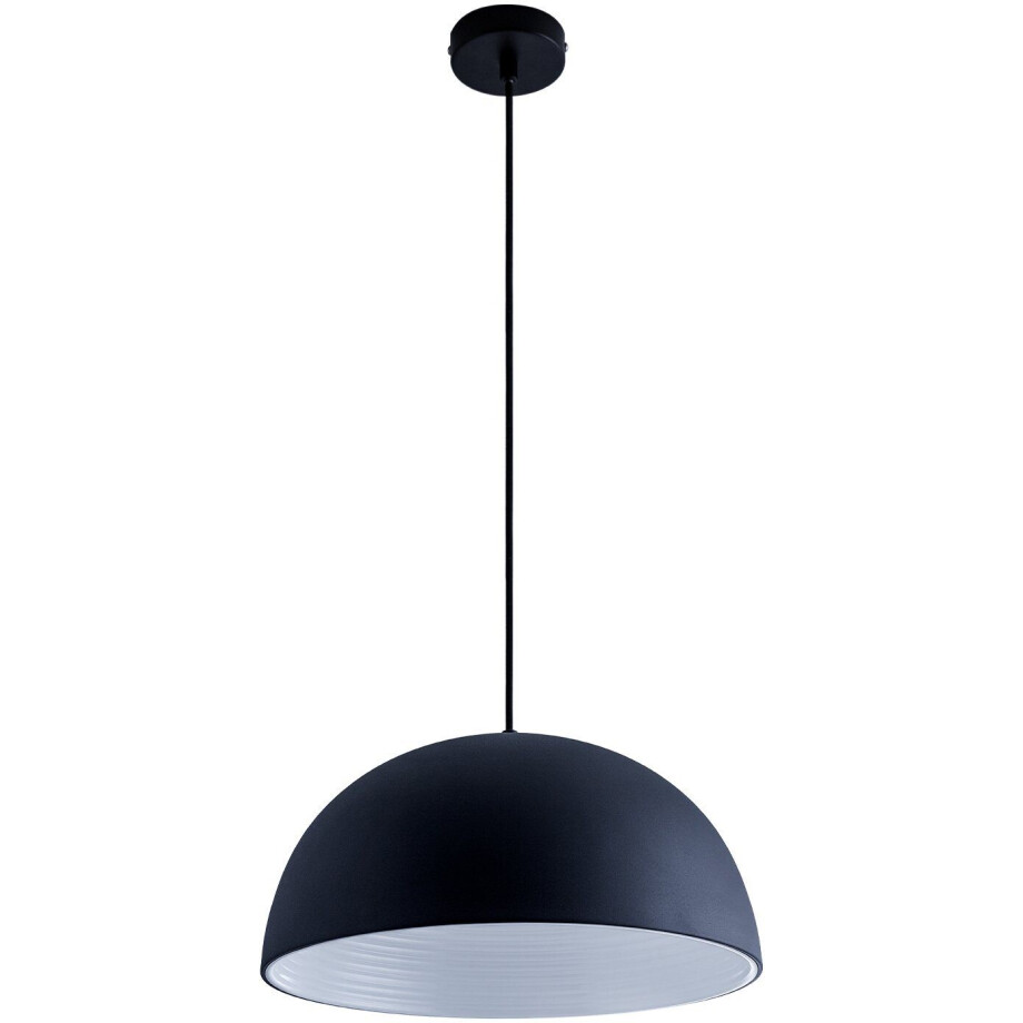 Paco Home Hanglamp SAWYER Hanglamp eetkamer keukenlamp hangend 1,5m textielen kabel Ø 40,5 cm afbeelding 1