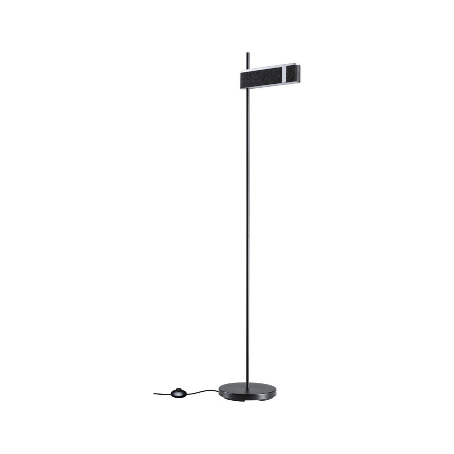 Paulmann Led-staande lamp Jagun 2700K 1250lm 20,4W Antraciet Vilt, Kunststof, Metaal (1 stuk) afbeelding 1