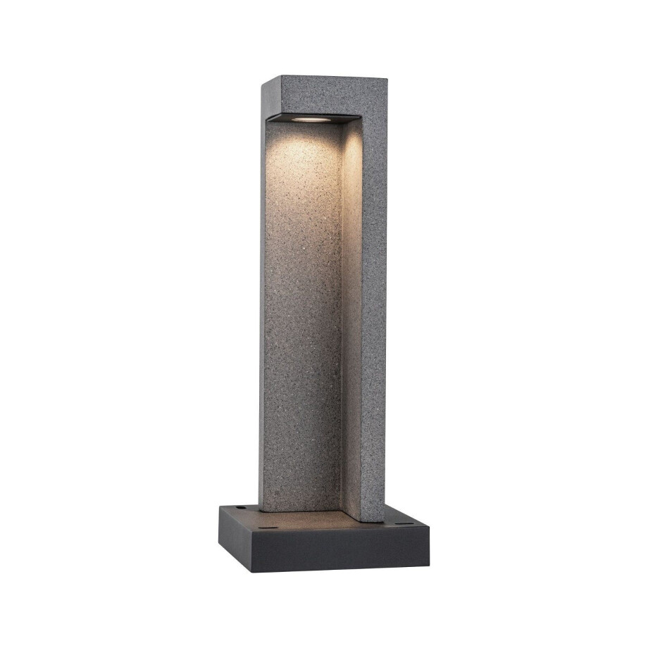 Paulmann Led-bolderlamp Concrea IP65 450mm 3000K 6,8W 200lm 230V zwarte zandsteen beton (1 stuk) afbeelding 1