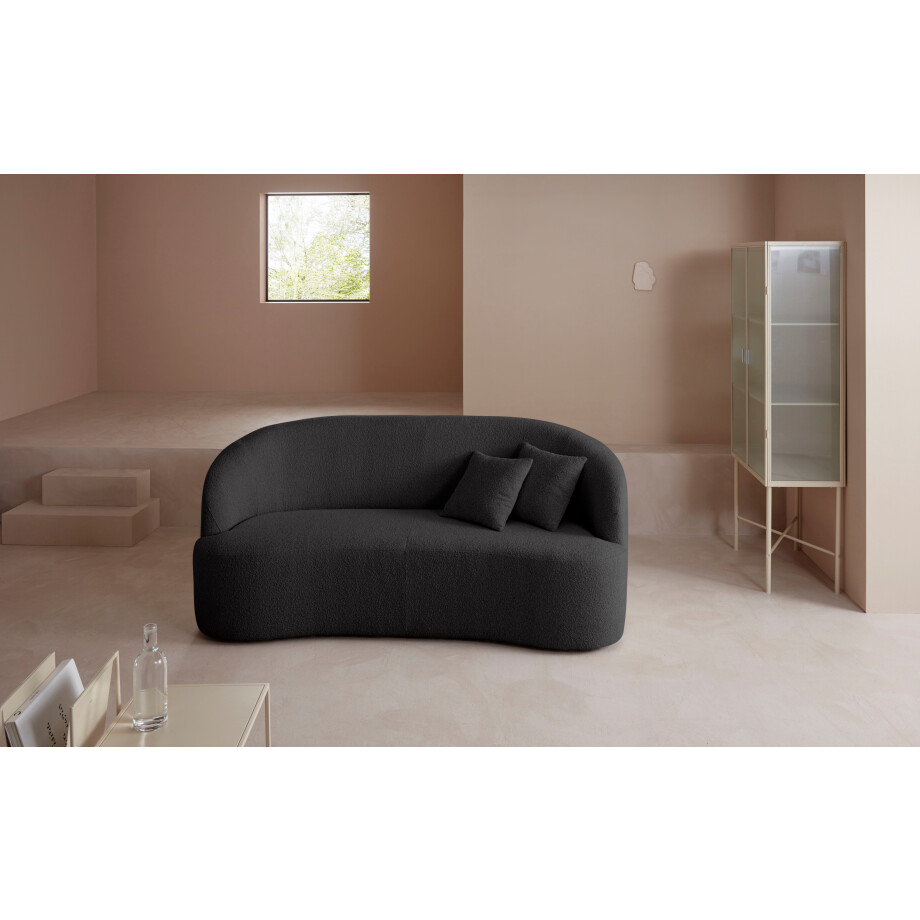 LeGer Home by Lena Gercke 3-zitsbank Dilara afgeronde rugleuning en front, in 3 stofkwaliteiten afbeelding 1