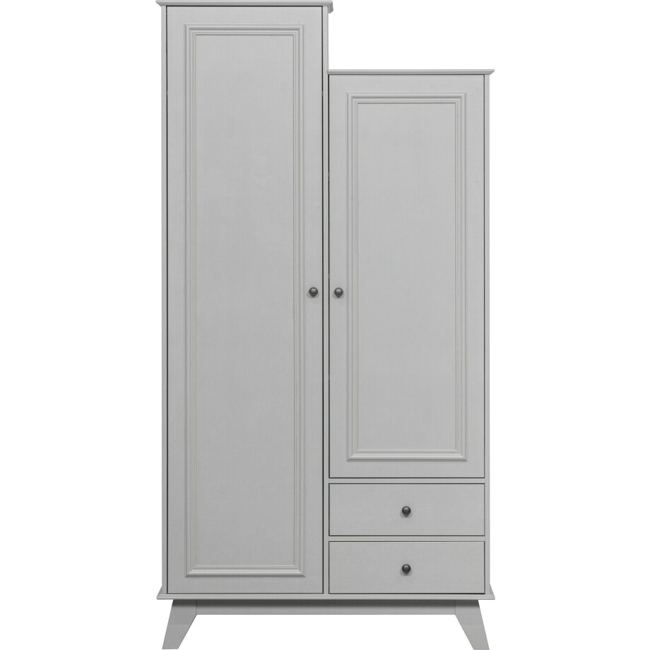 WOOOD Kledingkast Lily massief dennenhout, met kledingstang, h 190 cm x b 98 cm afbeelding 1