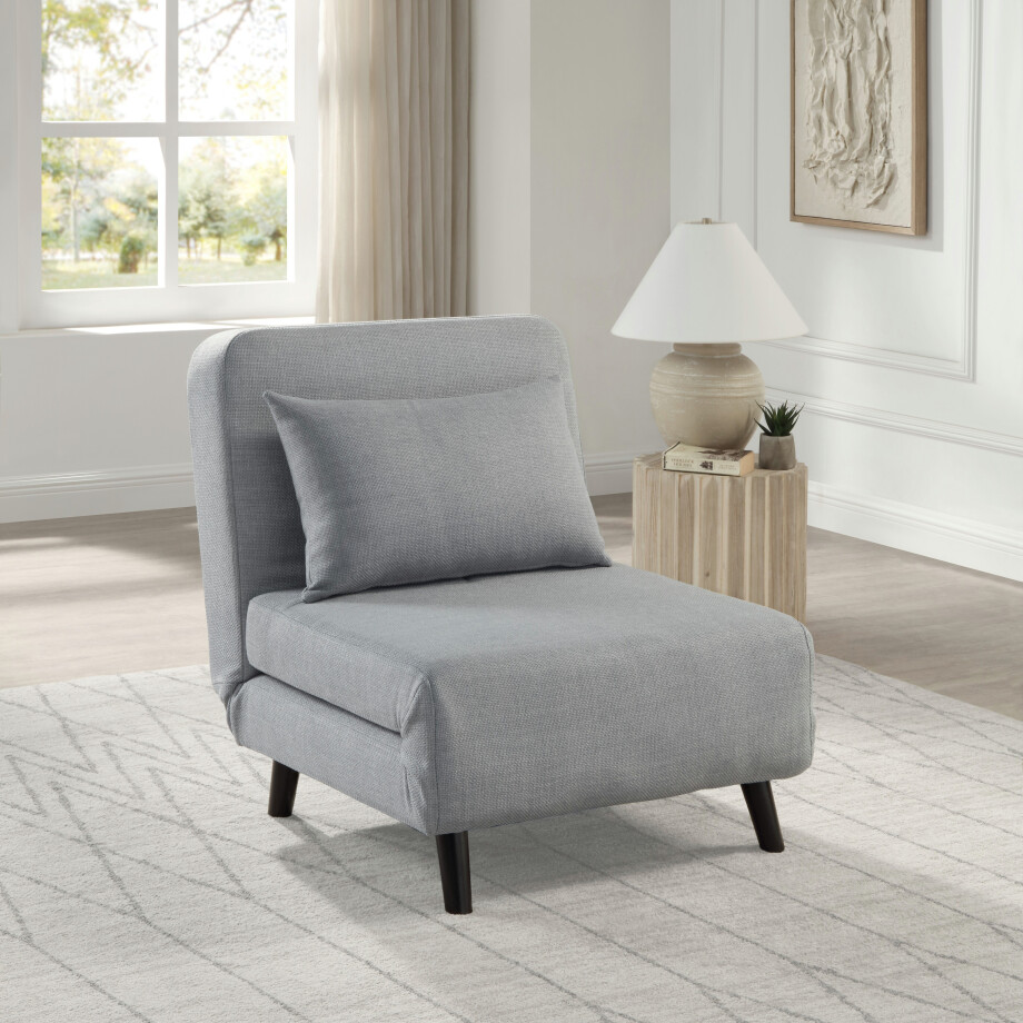 ATLANTIC home collection Fauteuil Robby incl. bedfunctie, meerdere verstelbaar, structuurstof afbeelding 1