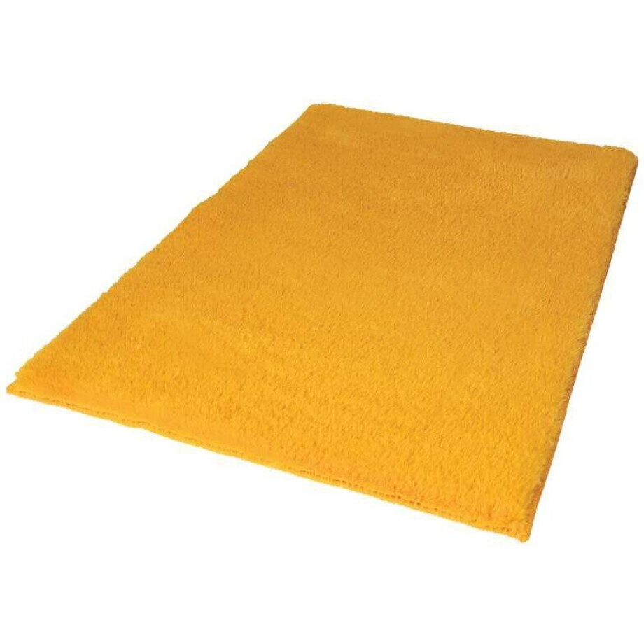 Carpet City Badmat Topia Mats, badmat uni Hoge pool, konijnenvacht-touch, polyester, badmat, wasbaar (1 stuk) afbeelding 1