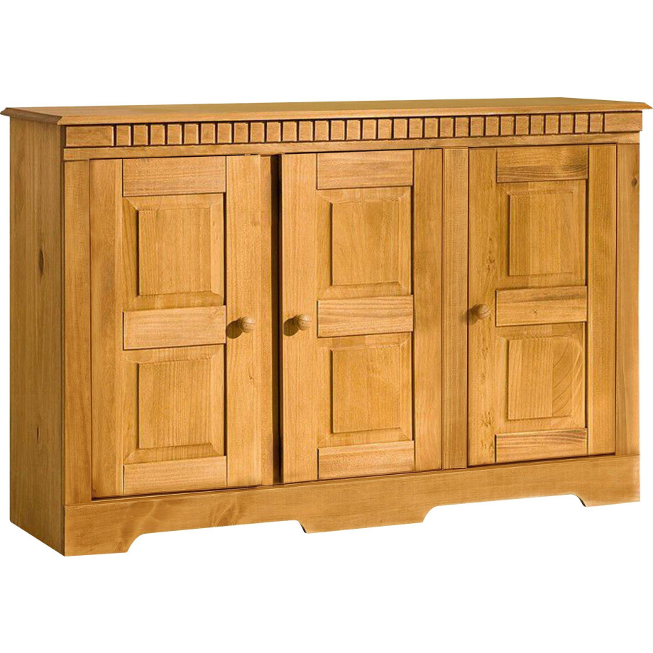 Home affaire Dressoir Lisa Commode van massief dennenhout, breedte 158,5 cm afbeelding 1